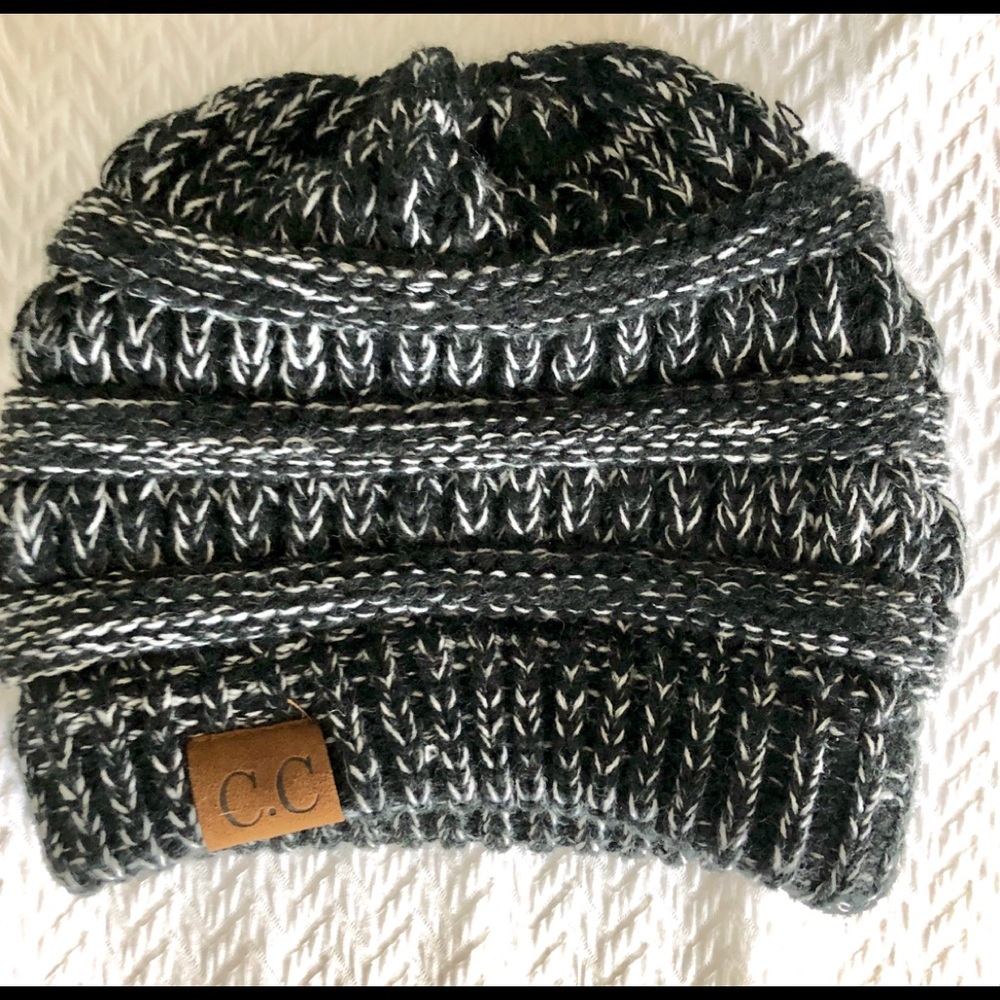 Knit Ponytail Hat